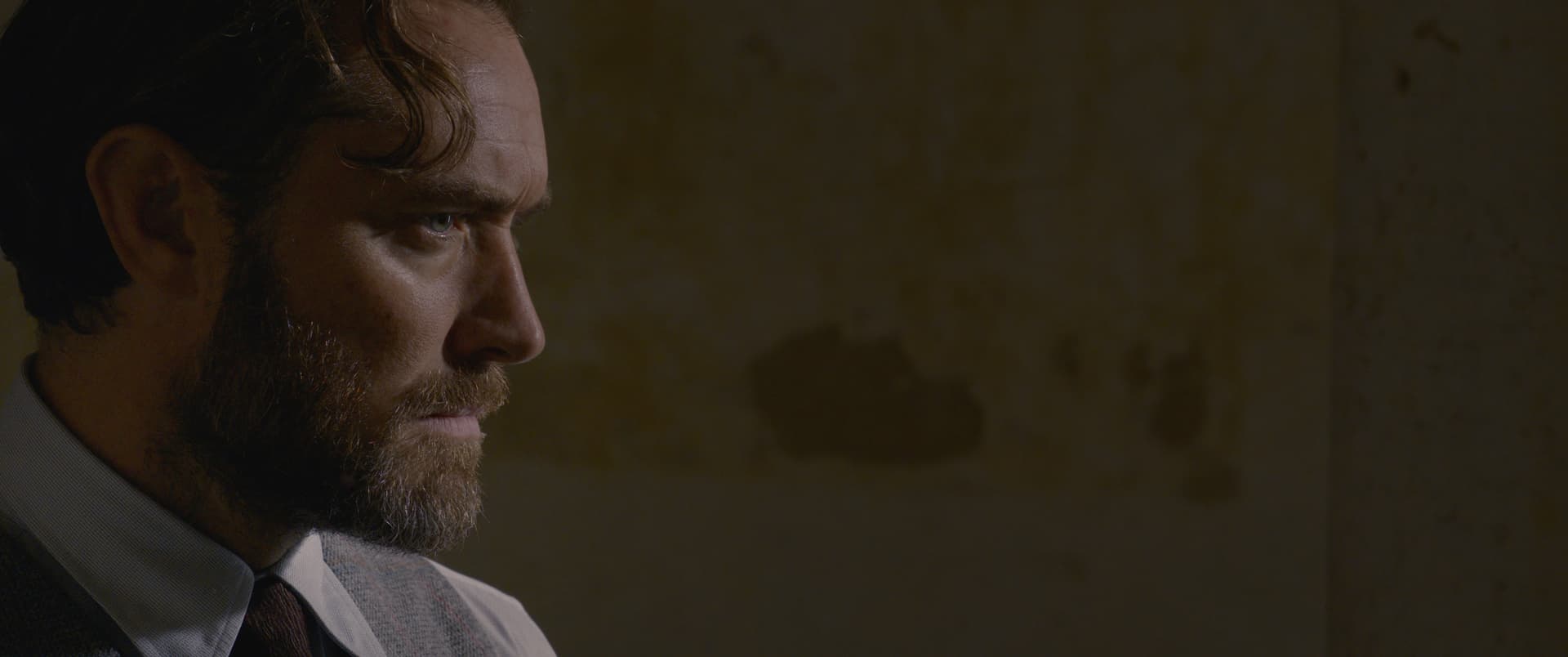 Jude Law as Albus Dumbledore. FANTASTIC BEASTS: THE CRIMES OF GRINDELWALD. Warner Bros. Pictures.